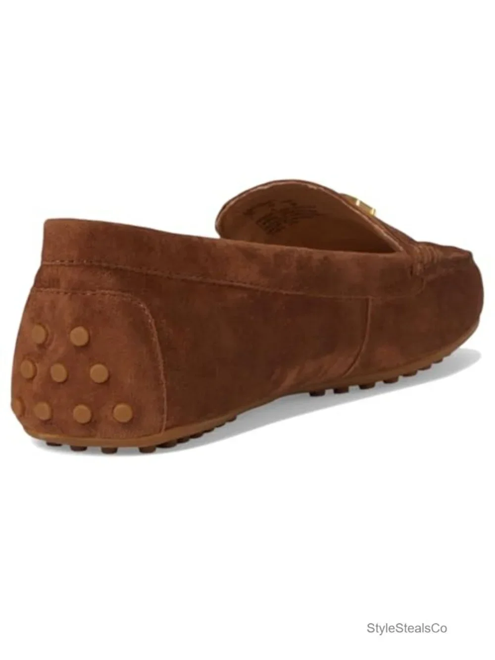 Women's Suede Loafers Leather Lining Slip On Flats